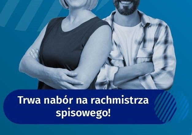 Plakat o naborze na rachmistrza.