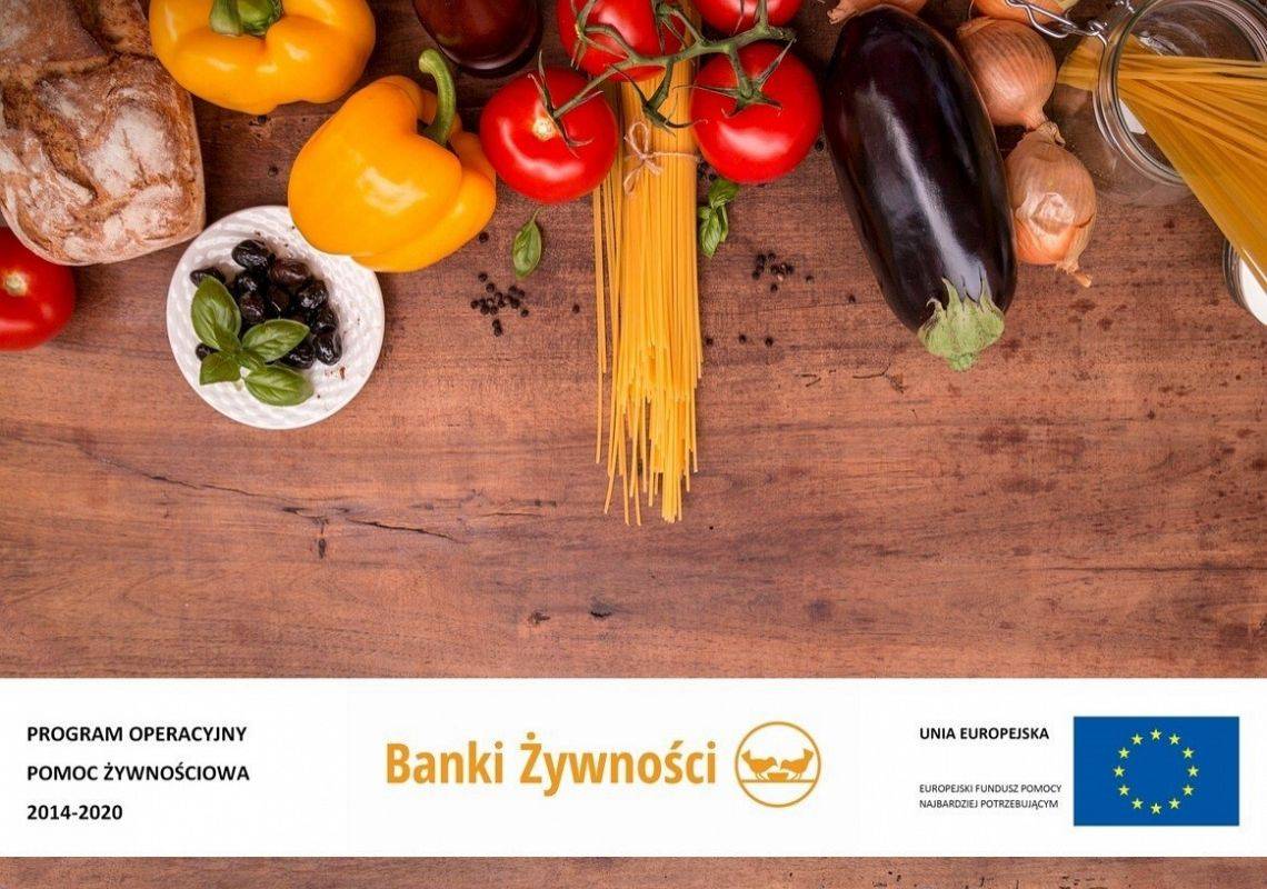 Plakat z Banku Żywności grafika
