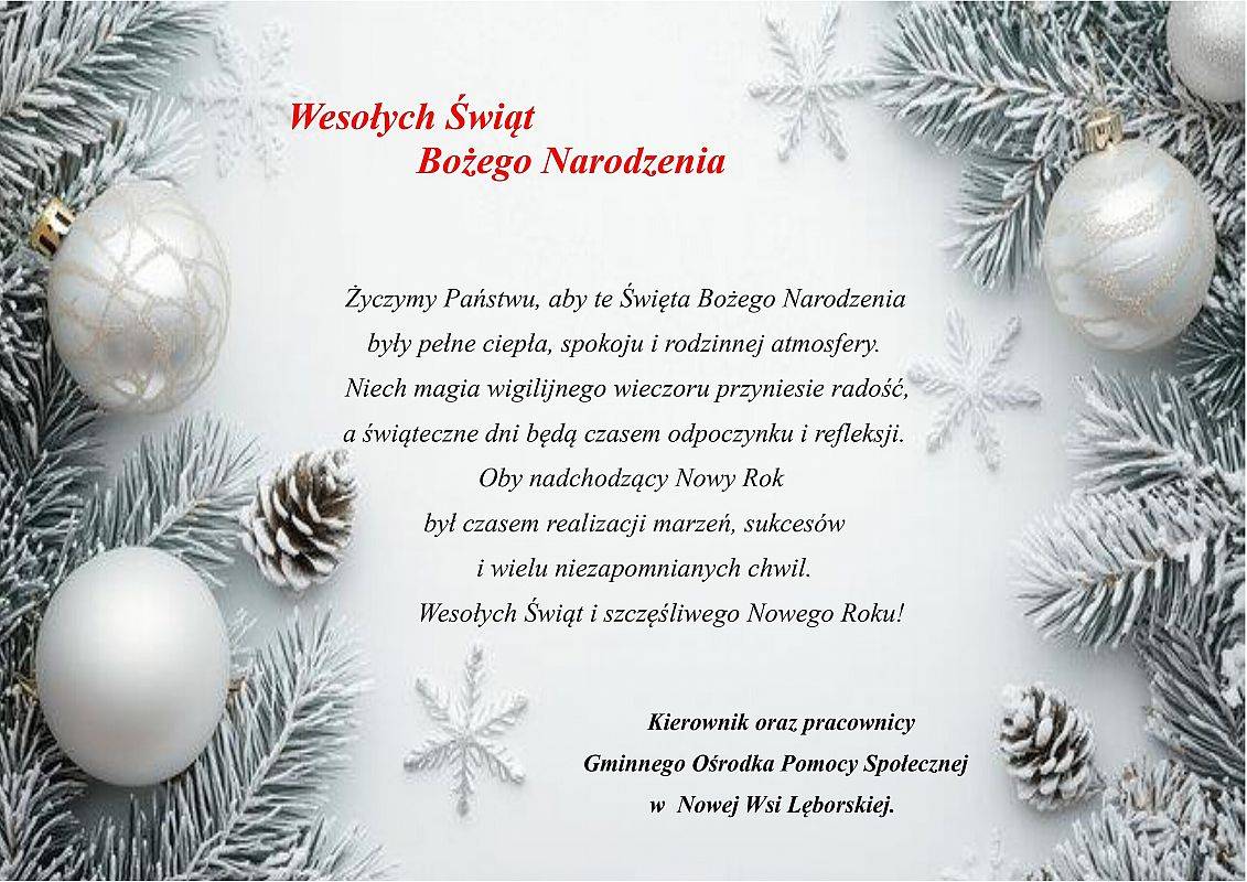 Życzenia świąteczne grafika