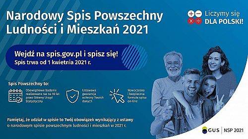 Narodowy Spis Powszechny 2021 grafika