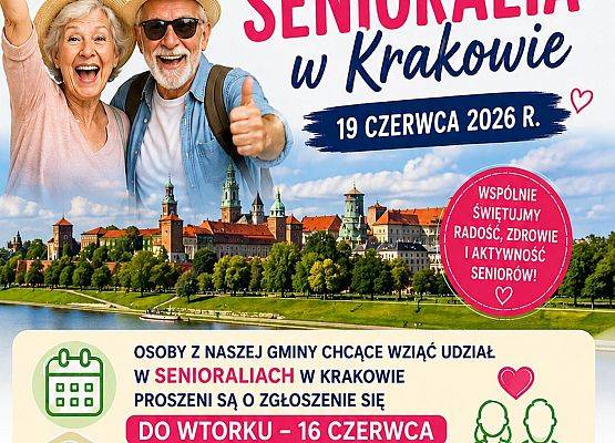 Plakat Senioralia 2026r. grafika