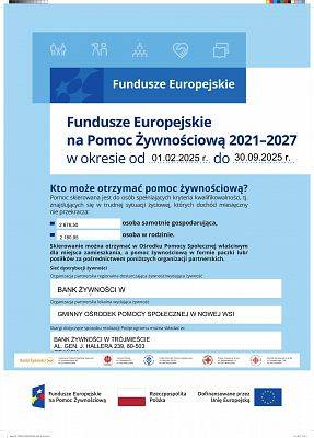 Program Fundusze Europejskie na Pomoc Żywnościową 2021-2027 - Podprogram 2024 grafika