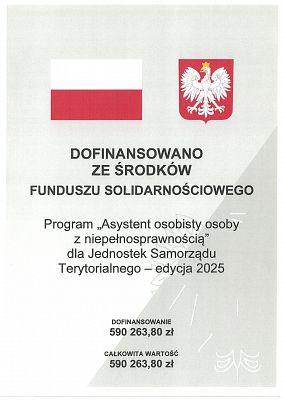 NABÓR ZGŁOSZEŃ DO PROGRAMU  „ASYSTENT OSOBISTY OSOBY Z NIEPEŁNOSPRAWNOŚCIĄ”  - EDYCJA 2025 grafika
