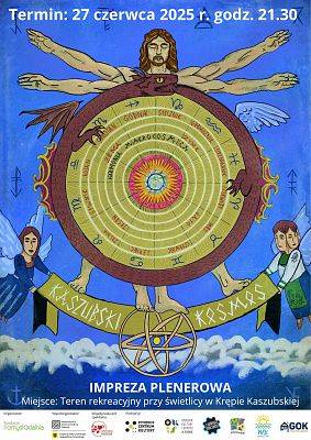 Spektakl Kaszubski kosmos/ Kaszëbsczi kosmos grafika