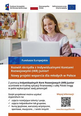 Ogólnopolski projekt Indywidualne Konta Rozwojowe (IKR) Junior grafika
