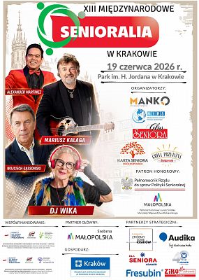 Plakat Senioralia 2026 r. grafika