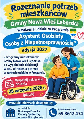Minister Rodziny, Pracy i Polityki Społecznej ogłosił nabór wniosków w ramach resortowego programu Ministra Rodziny, Pracy i Polityki Społecznej „Asystent osobisty osoby z niepełnosprawnością” dla Jednostek Samorządu Terytorialnego – edycja grafika
